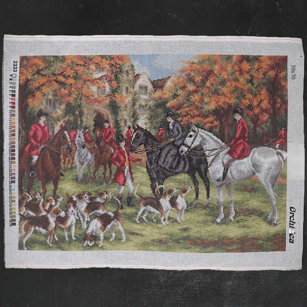 Orchidea 50x70 cm Baskılı Goblen 2333